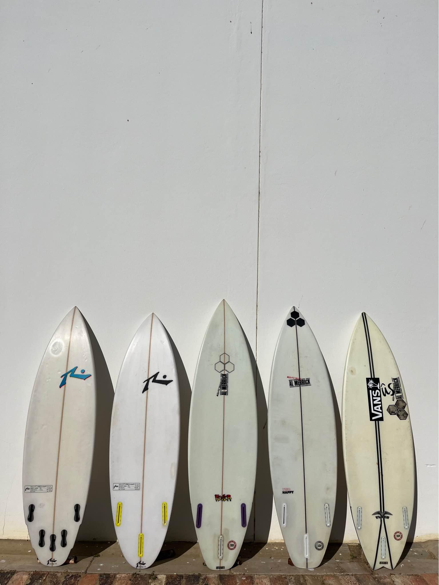 A couple Rustys and Channel Islands surfboards for sale | Used 