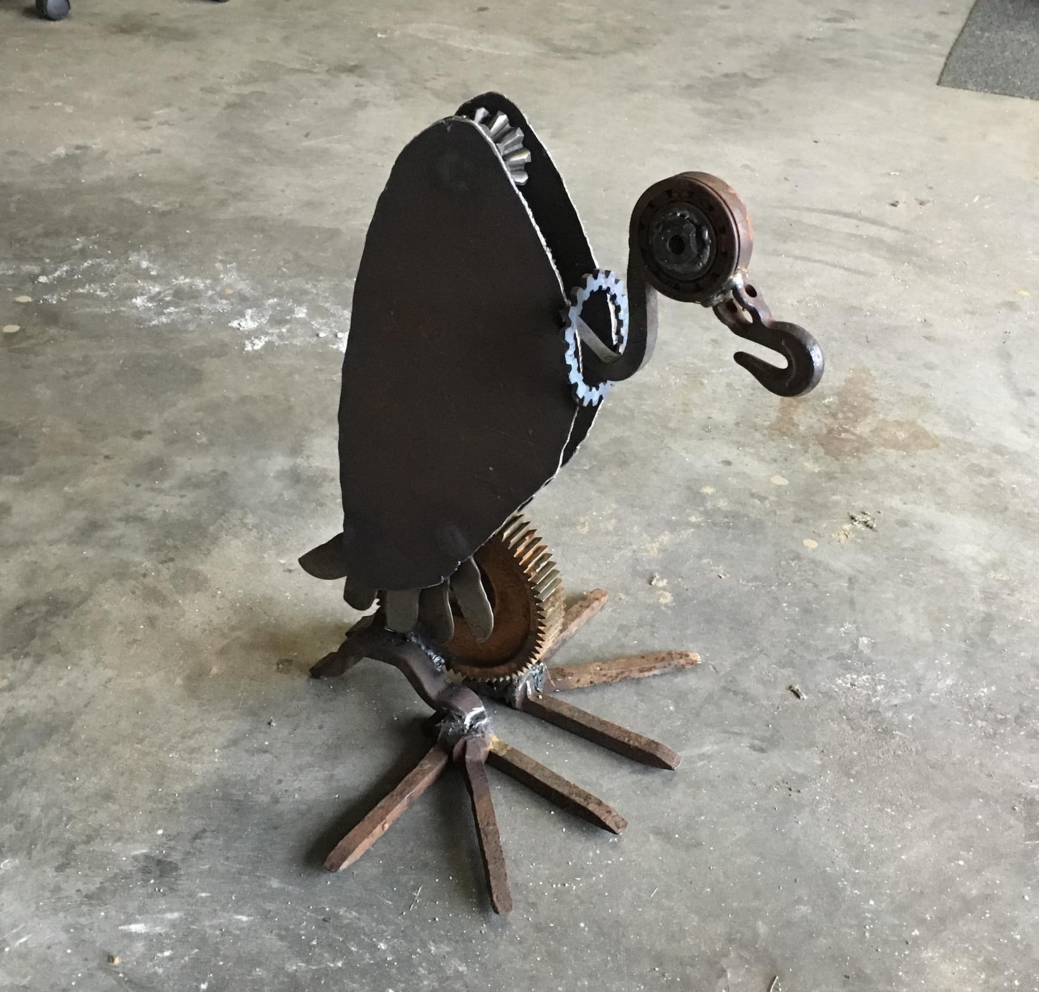 Handmade Buzzard Sculpture for Birthday Gift
