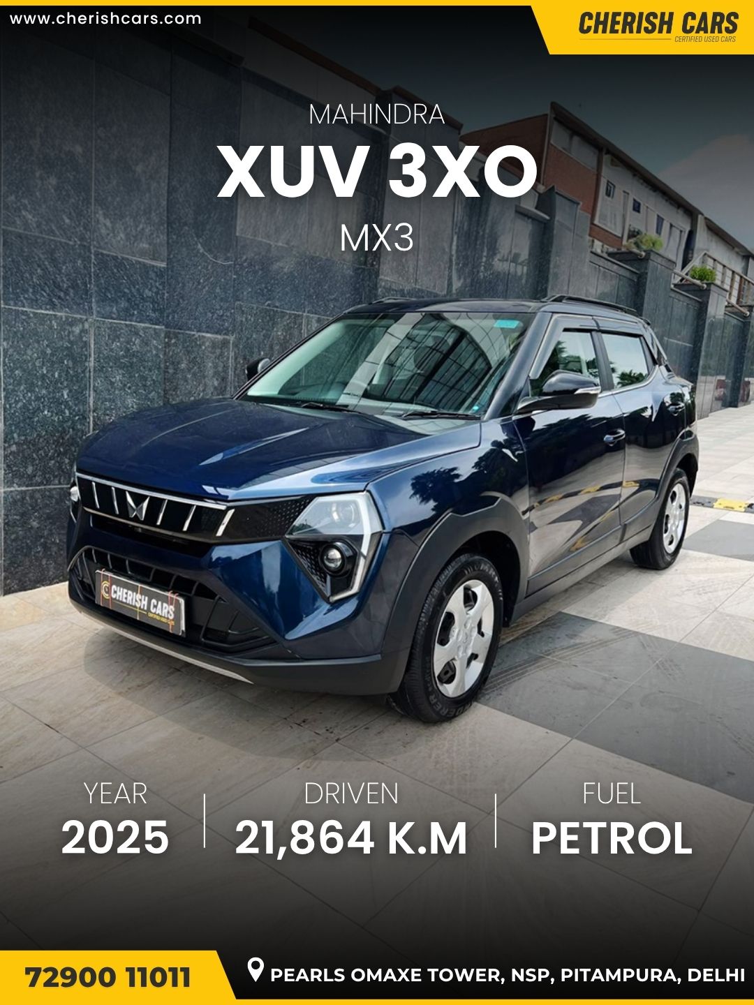 2025 Mahindra XUV 3XO MX3 for sale in Delhi