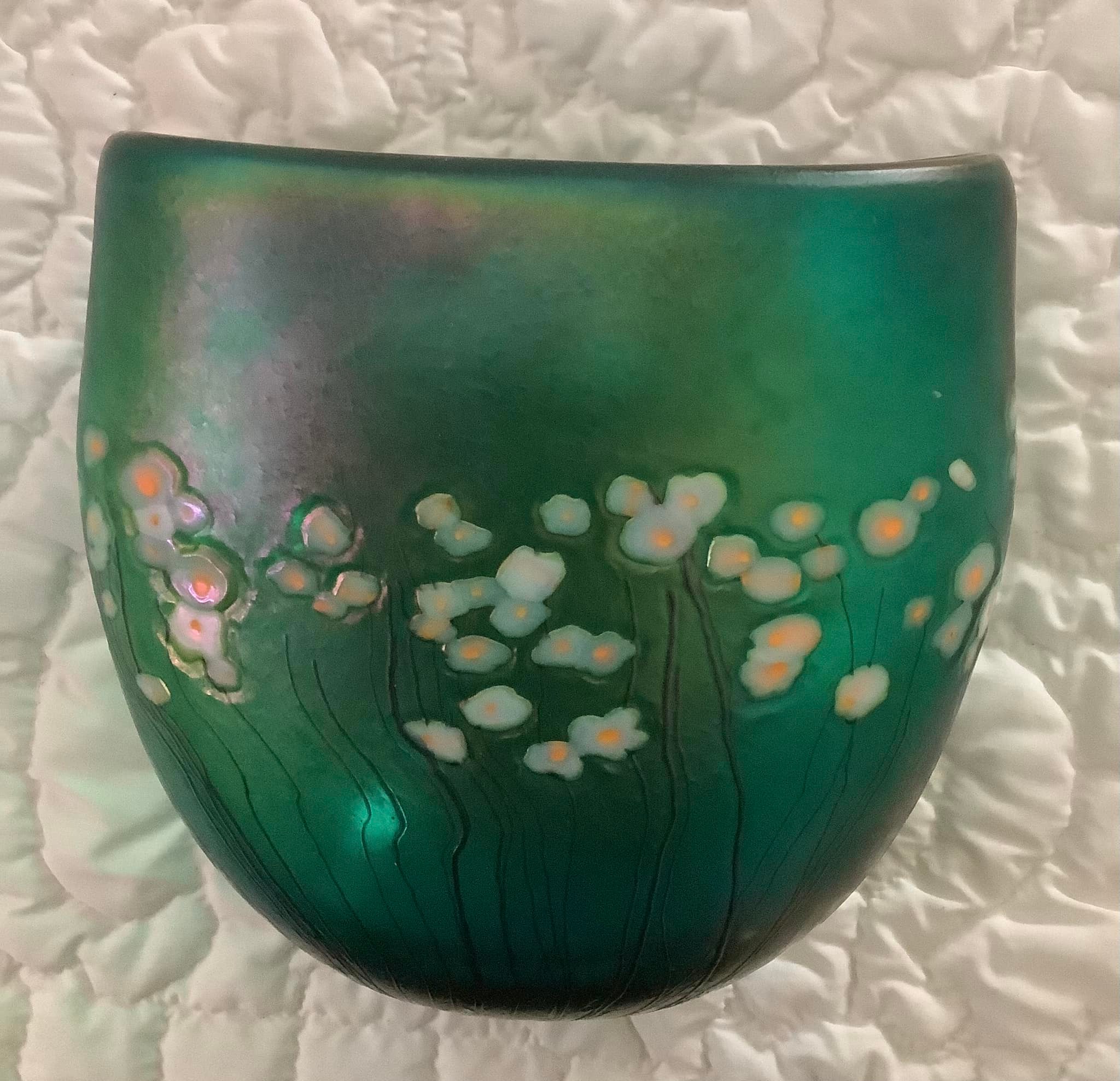 Robert Held art glass piece from Cherry Blossom collection
