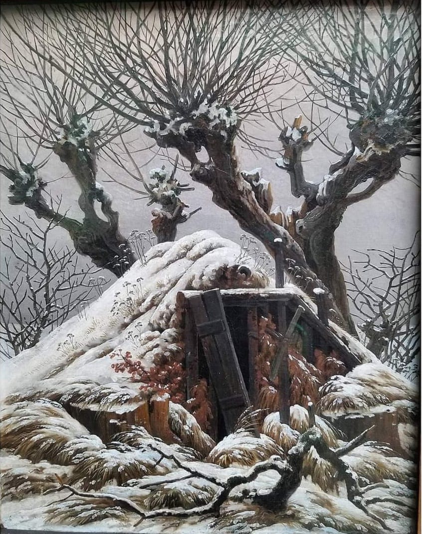 Caspar David Friedrich, Winter Landscape, 1811, Staatliches Museum