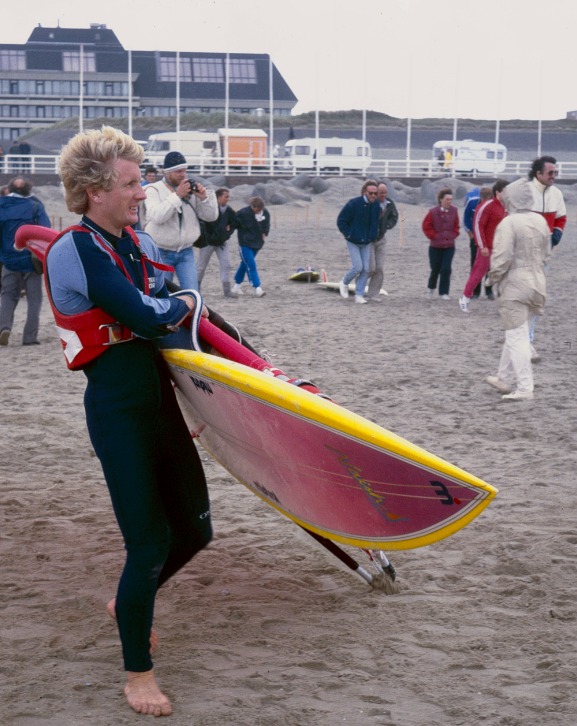 Robby Naish, Sylt, September, 1984 Let´s go!