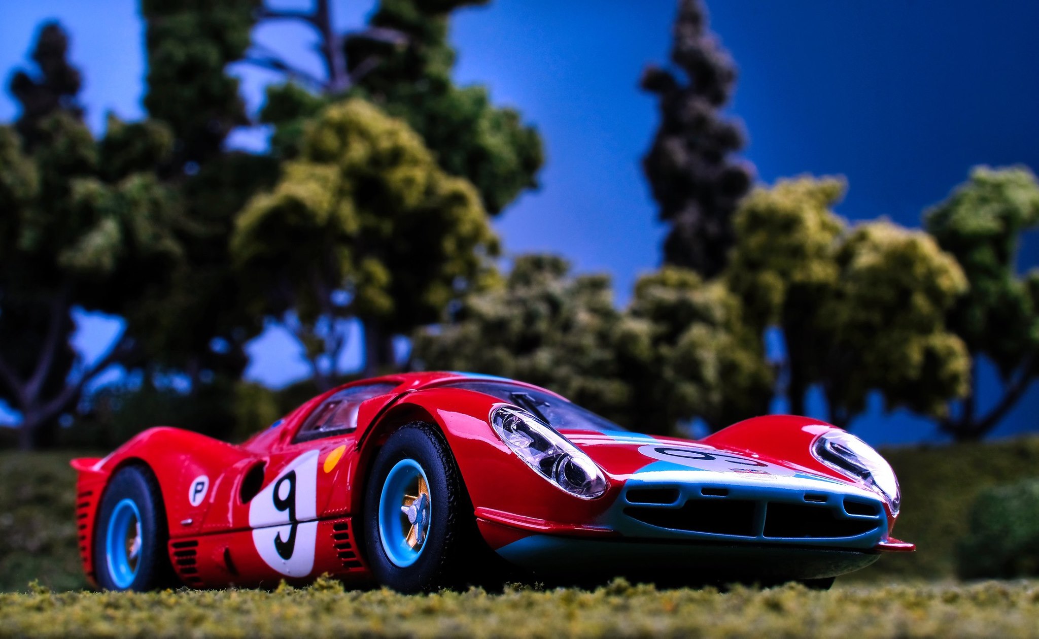 Ferrari 412P 1:32 slot car by Polistil