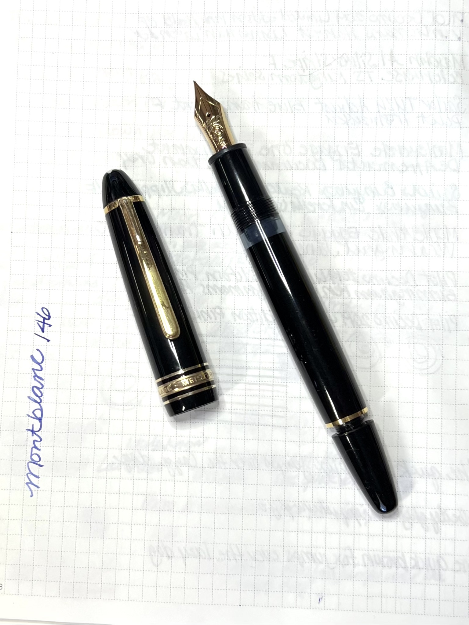 What is the manufacture date of a Montblanc Meisterstück 146 Gold