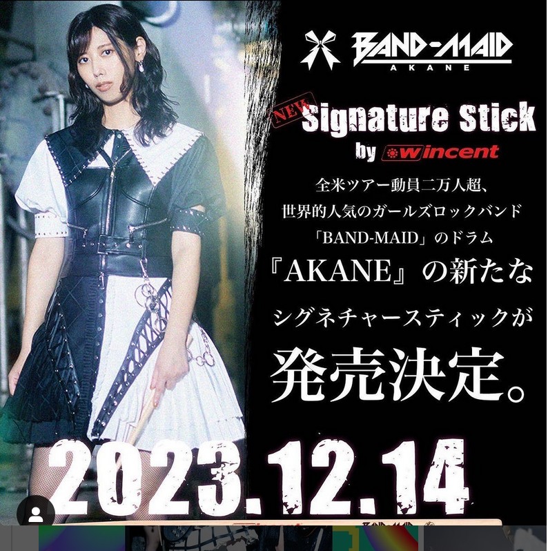 Around 9 years ago, Akane Hirose drummer of Band Maid returned