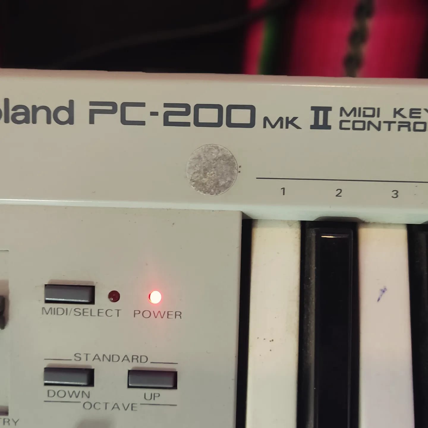 Roland PC-200 Mk Ii, my first Midi controller, I bought it used in