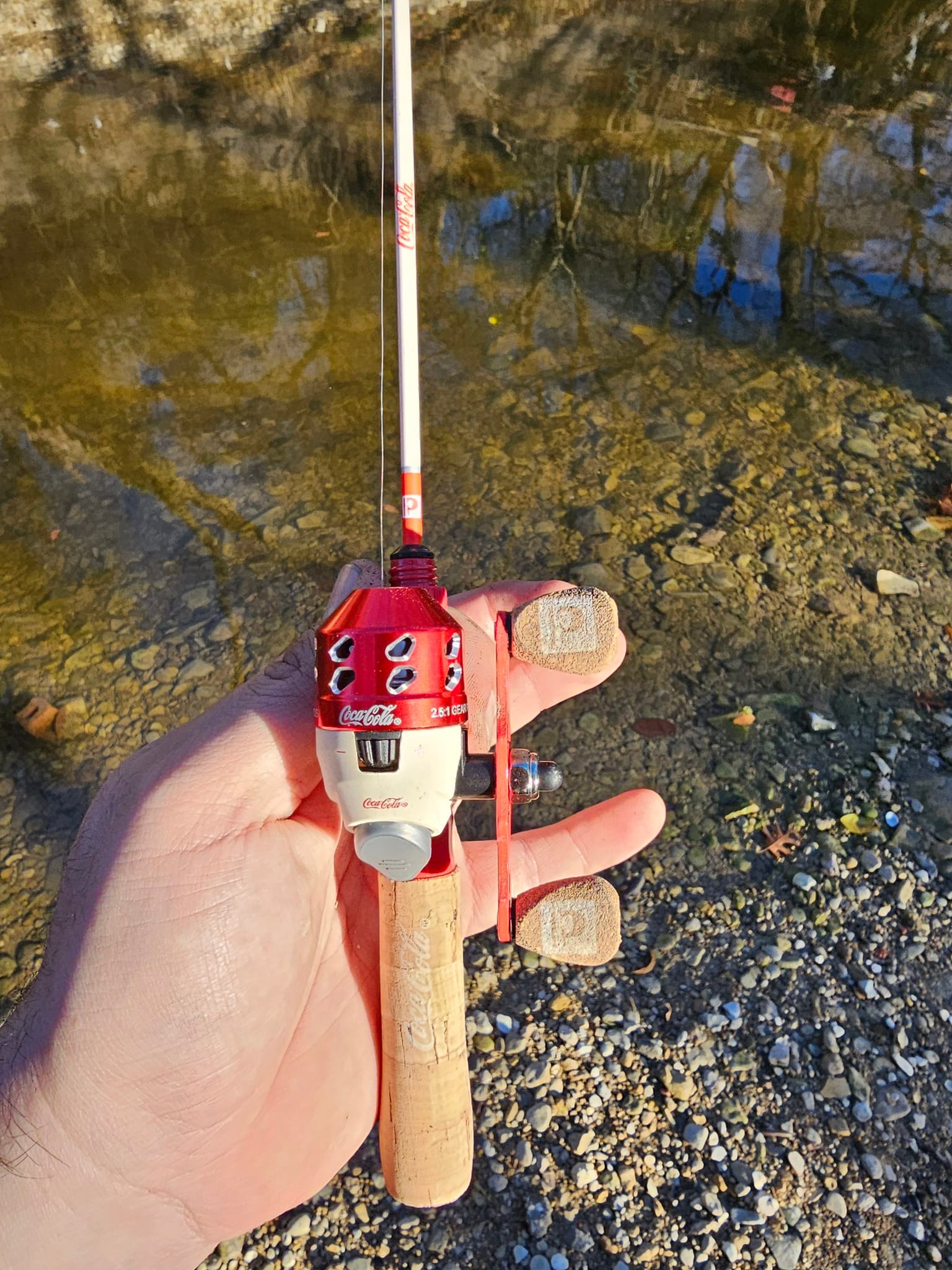 coca cola fishing rod and reel Tiny Coca-Cola Spincast Combo Free design eliminates line management complications Vintage 1990's Coca-cola Fishing Pole