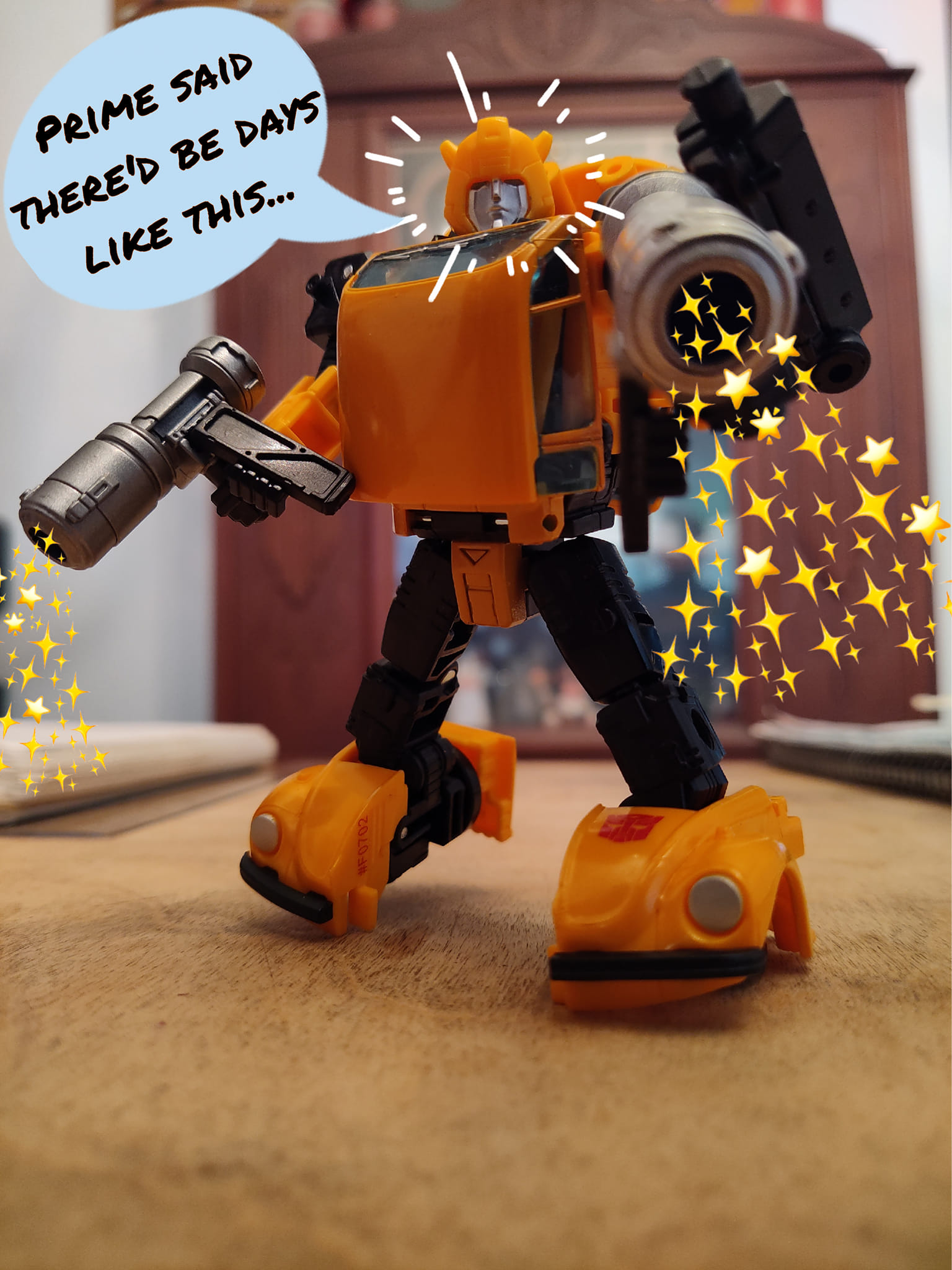 B one twenty seven is Bumblebee's real name or code name?
