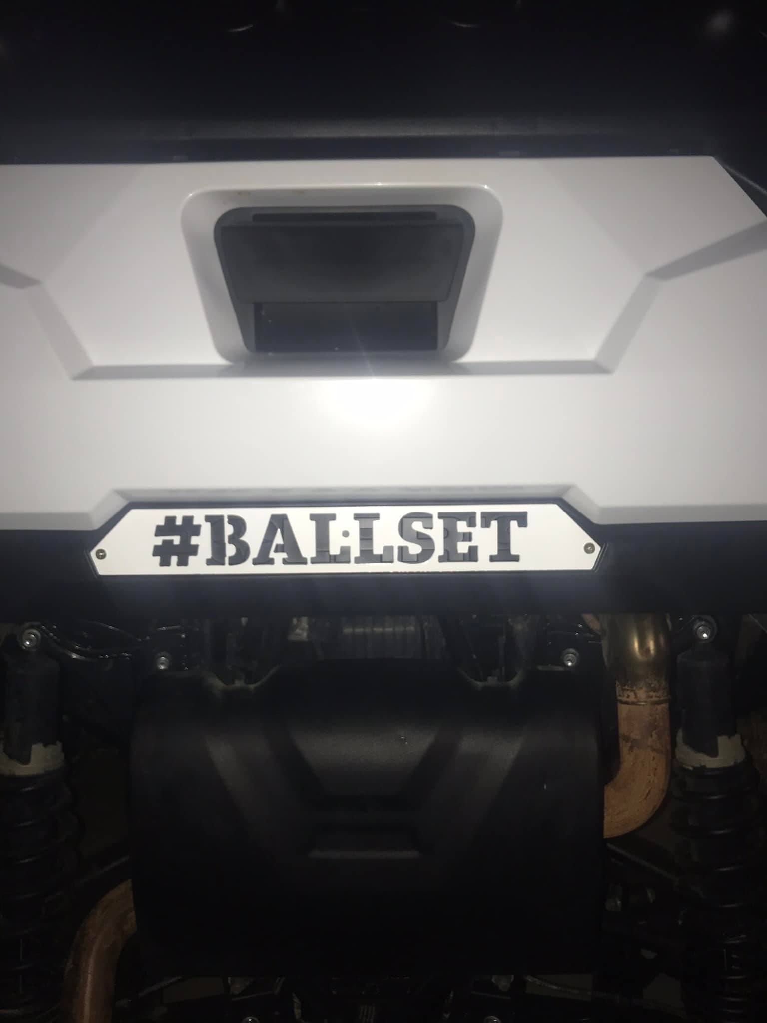 Polaris Ranger Tailgate Decal, LE, White, Genuine OEM Part