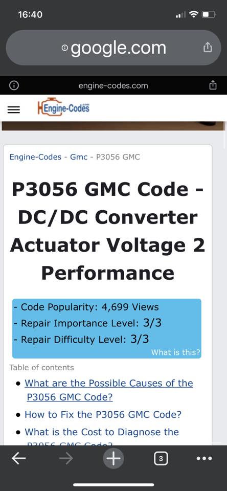 GMC Terrain Owners & Fans | Getting two codes | Facebook