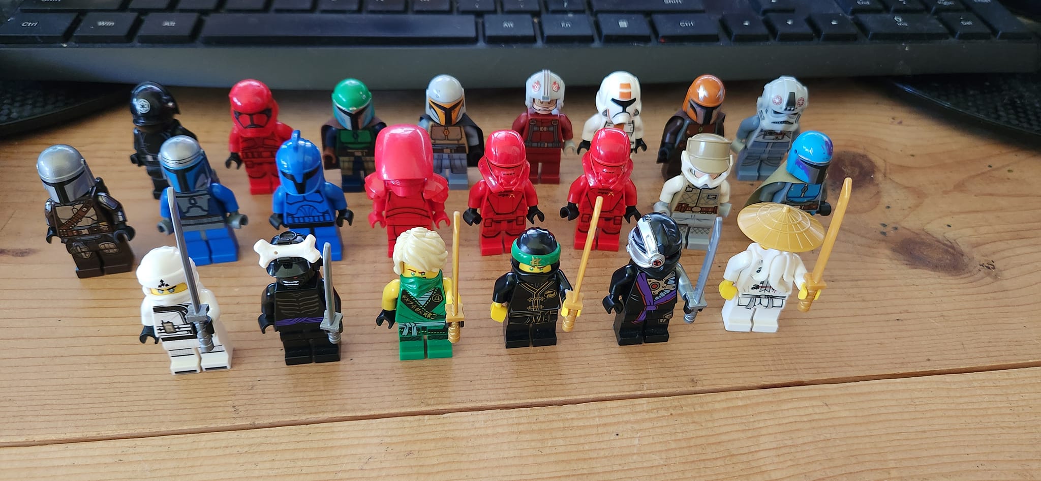 New Star Wars and Ninjago Lego minifigures