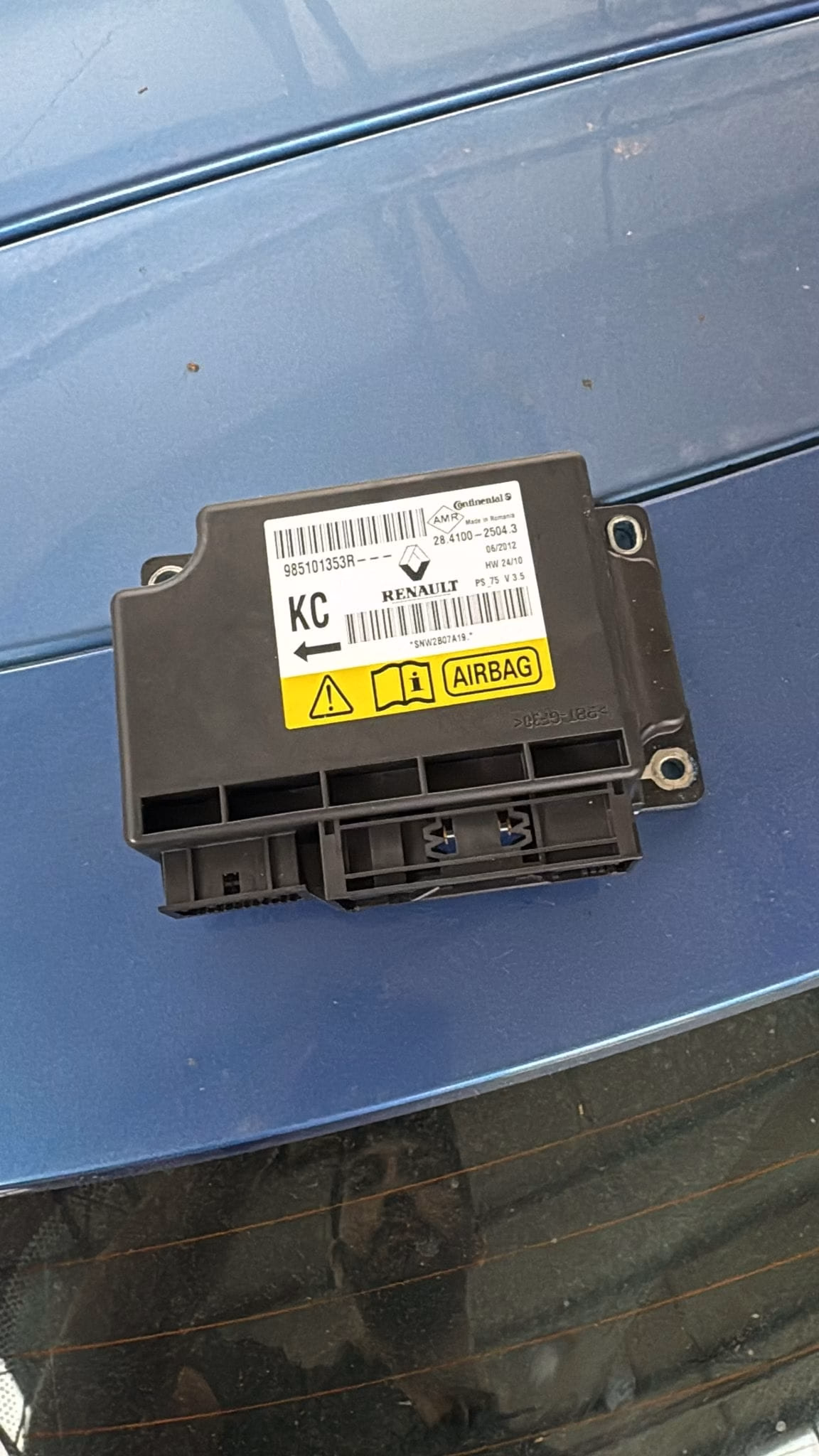Kia Rio Airbag ECU 95910-1W510 SRS Crash Data Reset Service