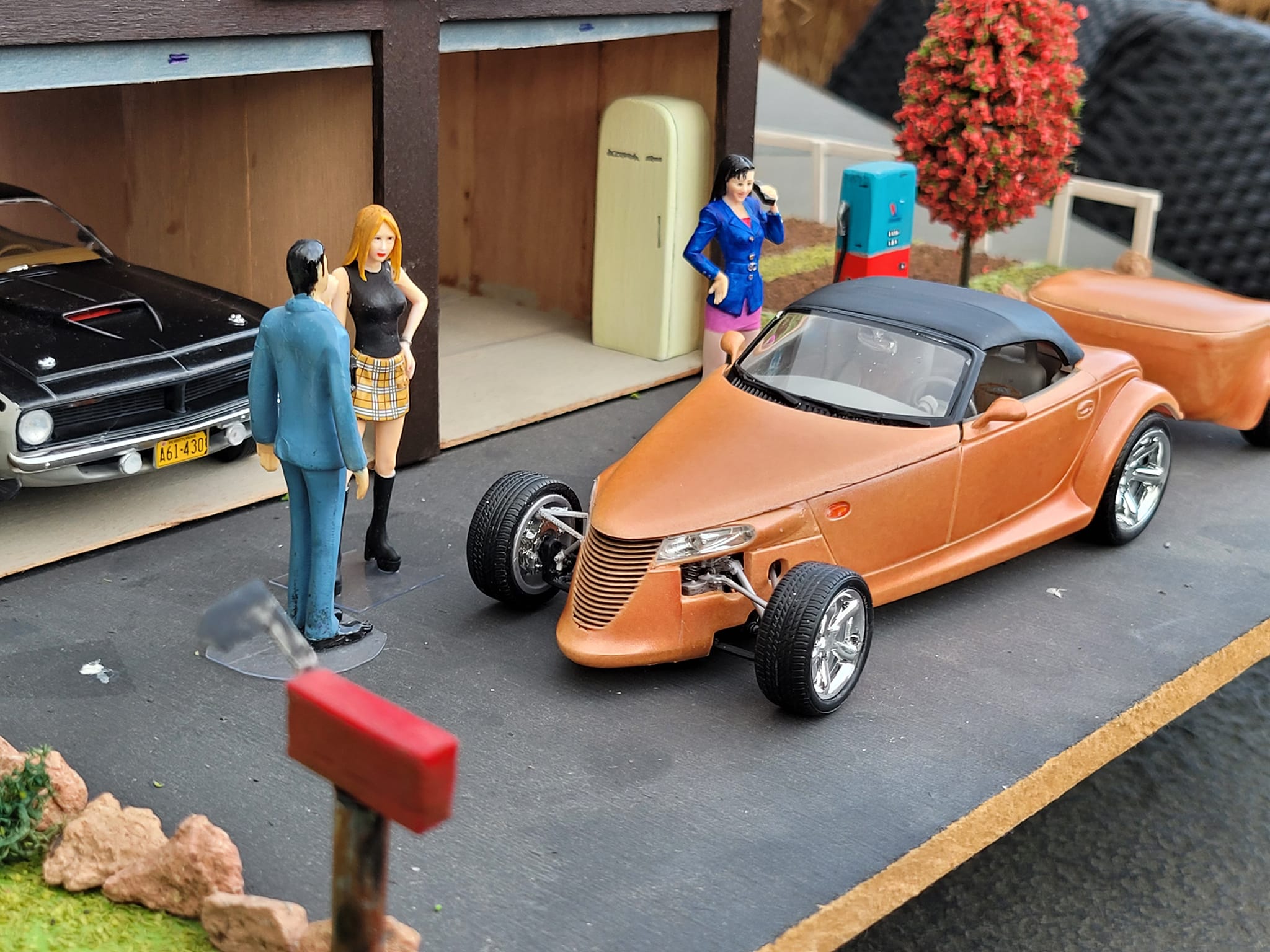 Plymouth Prowler model kit build by Revell