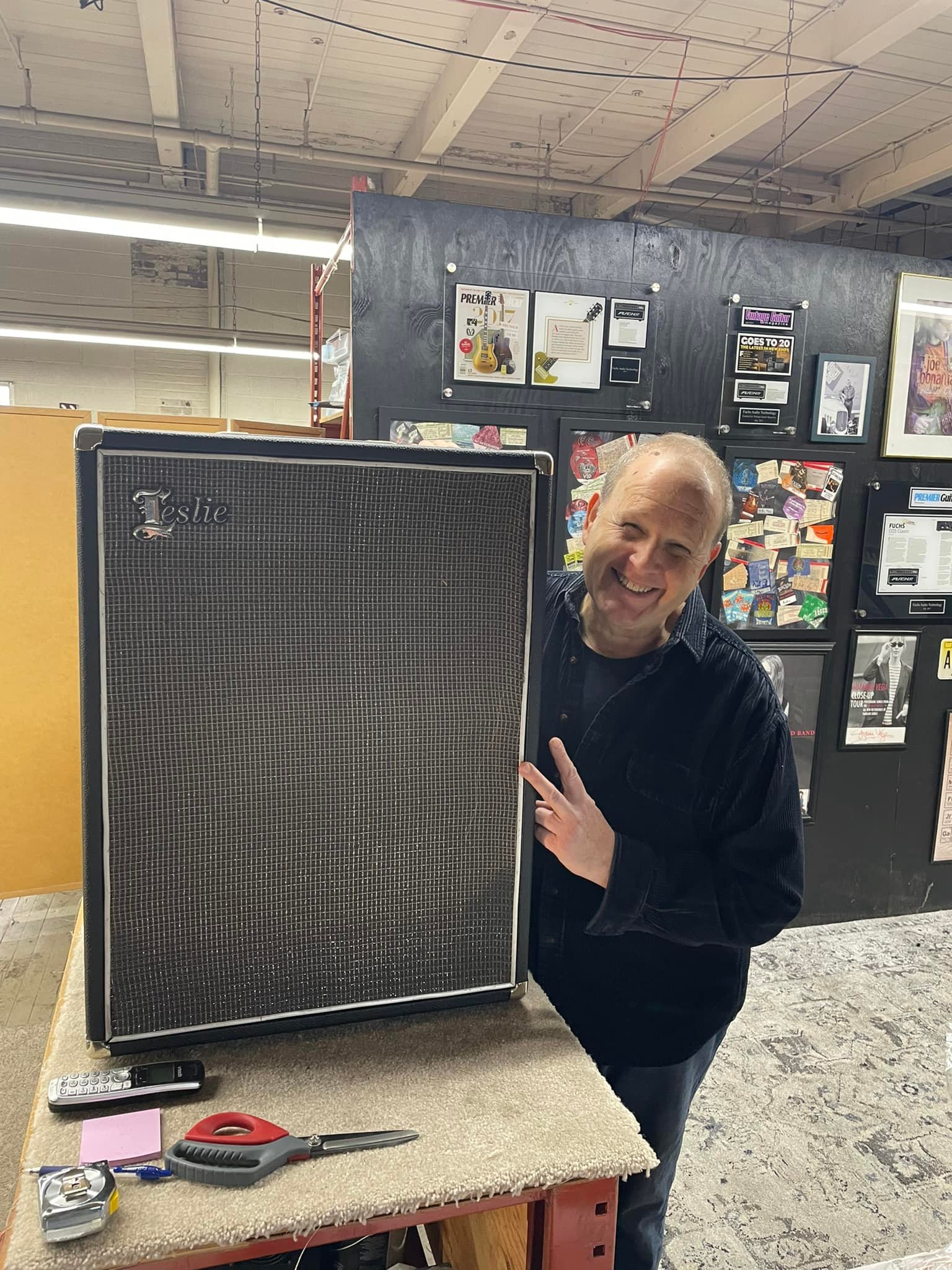 Andy Fuchs - Happy camper Michael Reitman picked up his...