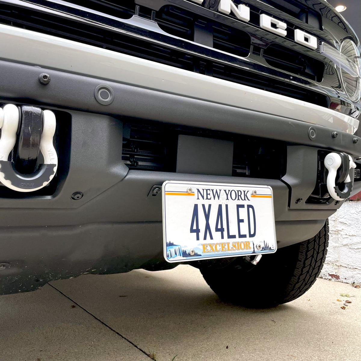I'd Rather Be Running Zinc Metal License Plate Frame Car Auto Tag...