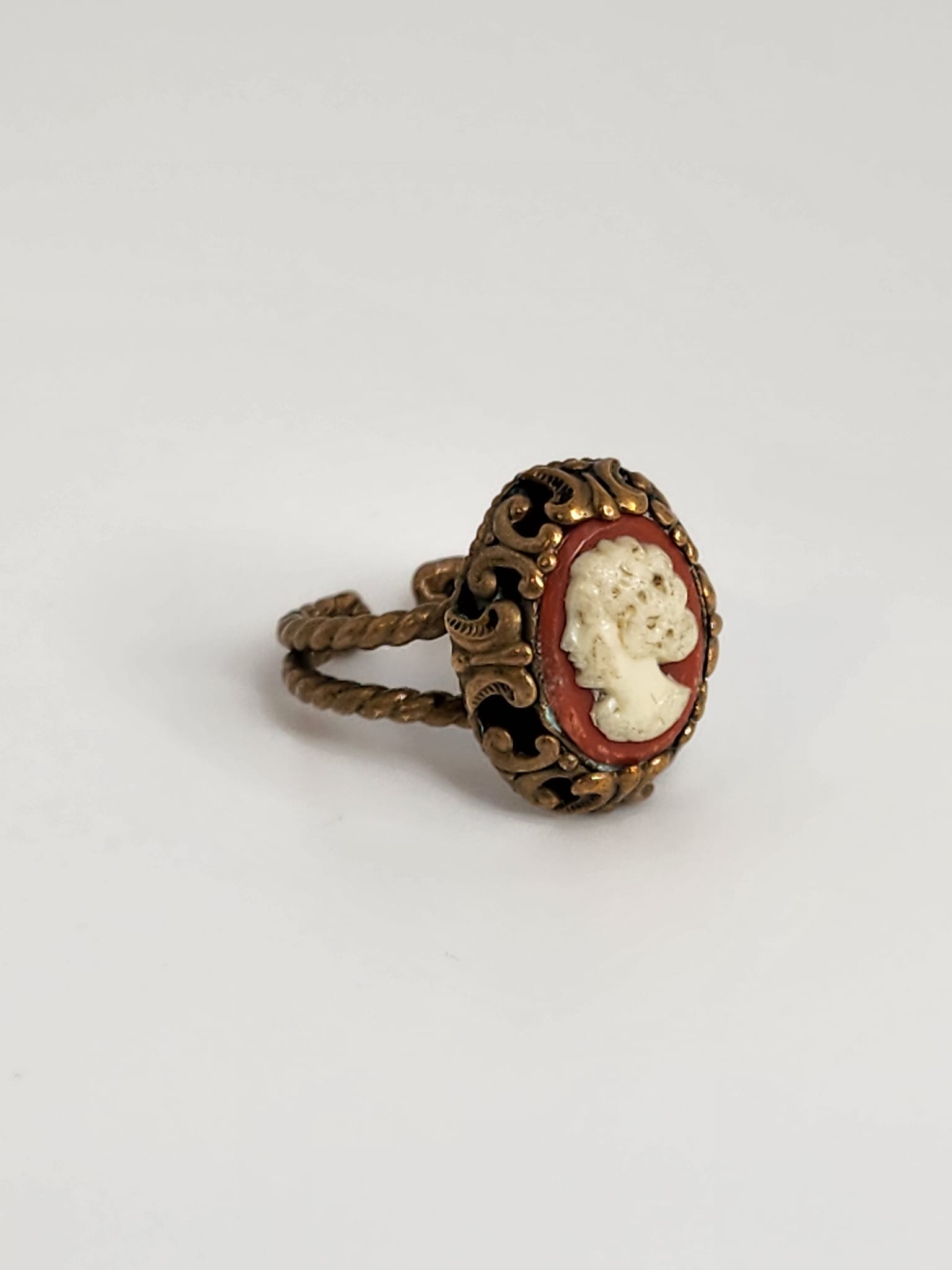 How to safely clean a brass cameo ring