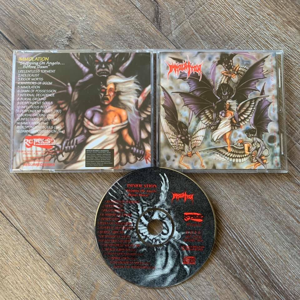 New arrival! Immolation: Stepping on angels...before dawn As far 