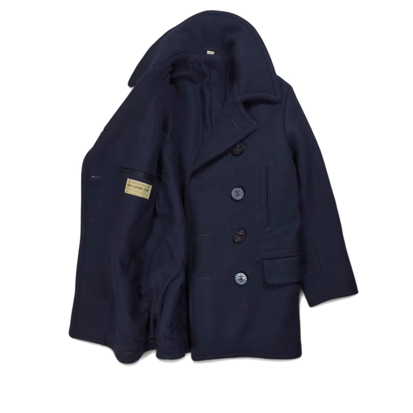 US Navy pea coat button variations