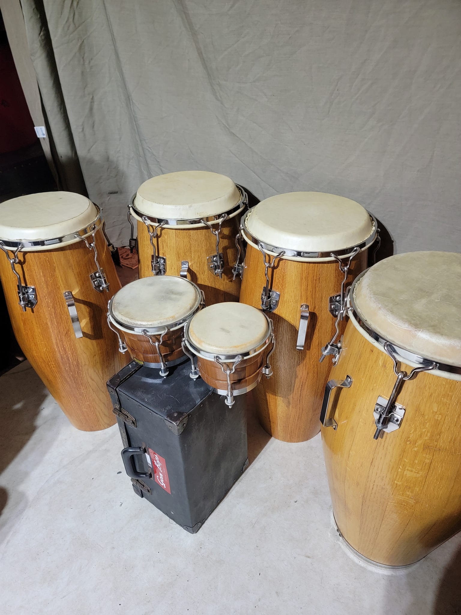 Restoration of Vintage Oak Valje Drums and Trading for King Congas