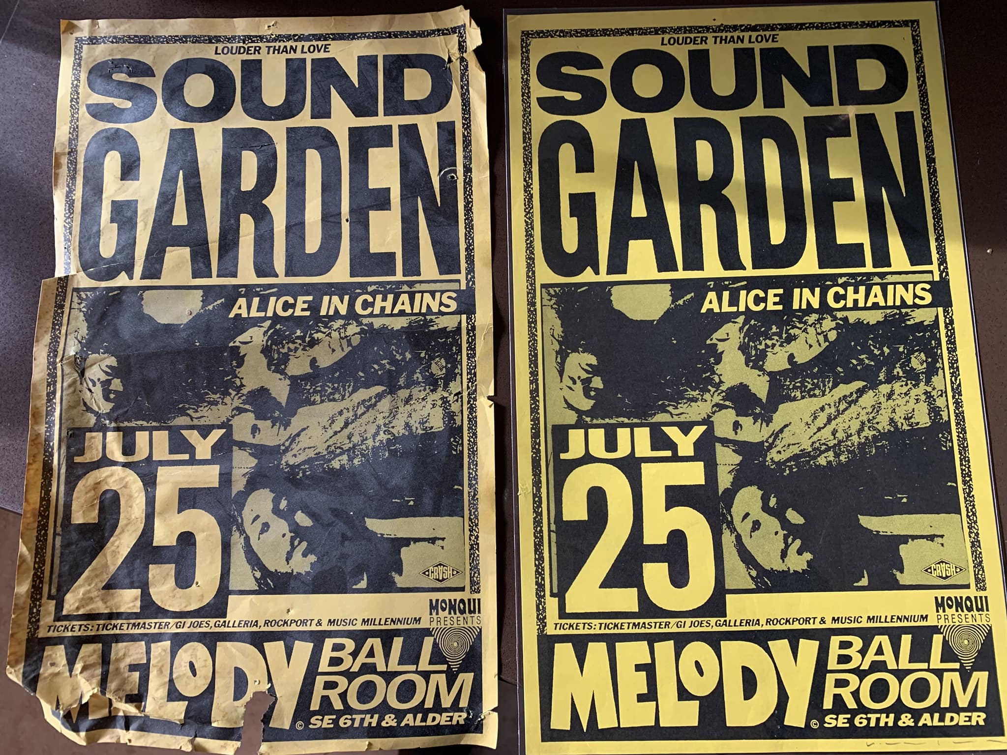 Alice In Chains and Soundgarden Concert Experience in 1990