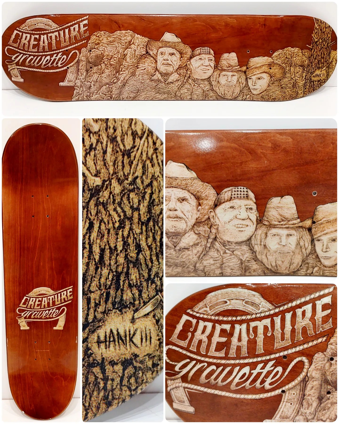Darren Navarrette Creature skateboard deck