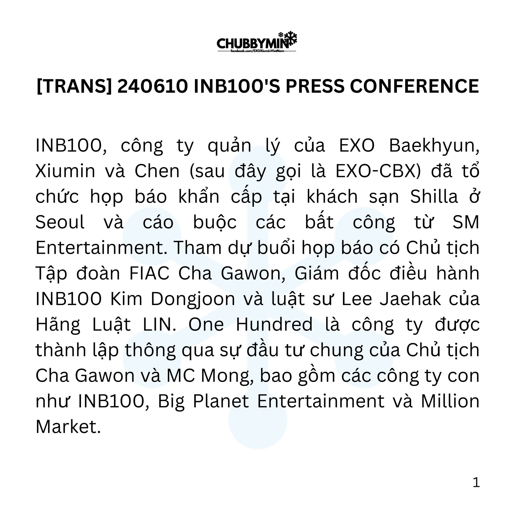 [TRANS] HỌP BÁO NGÀY... - ChubbyMin - EXO Xiumin Vietnam