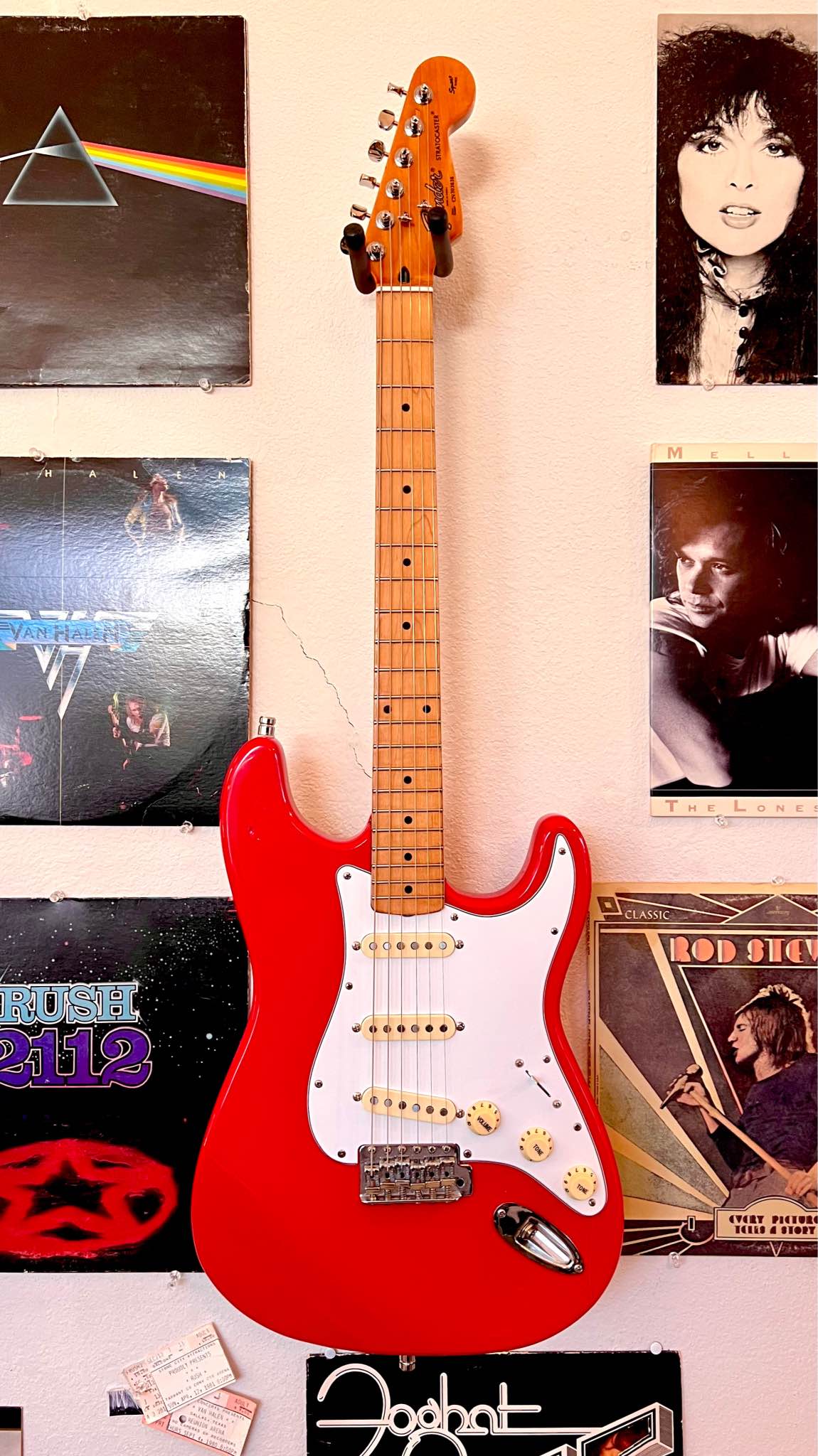 2002 Fender Made in Mexico Left Handed Stratocaster in Metallic