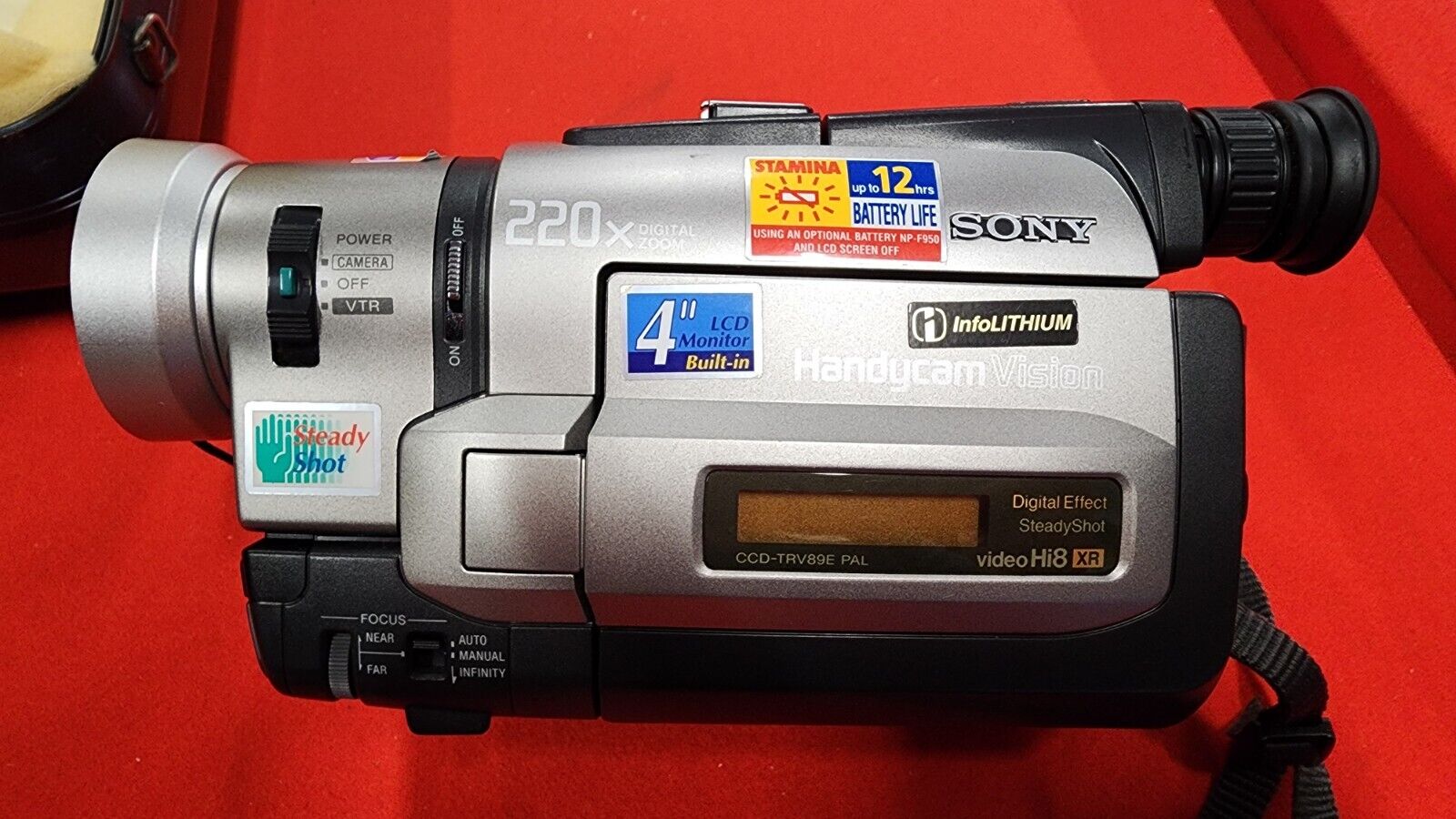 Sony Hi8 CCD FX310 camera mode troubleshooting
