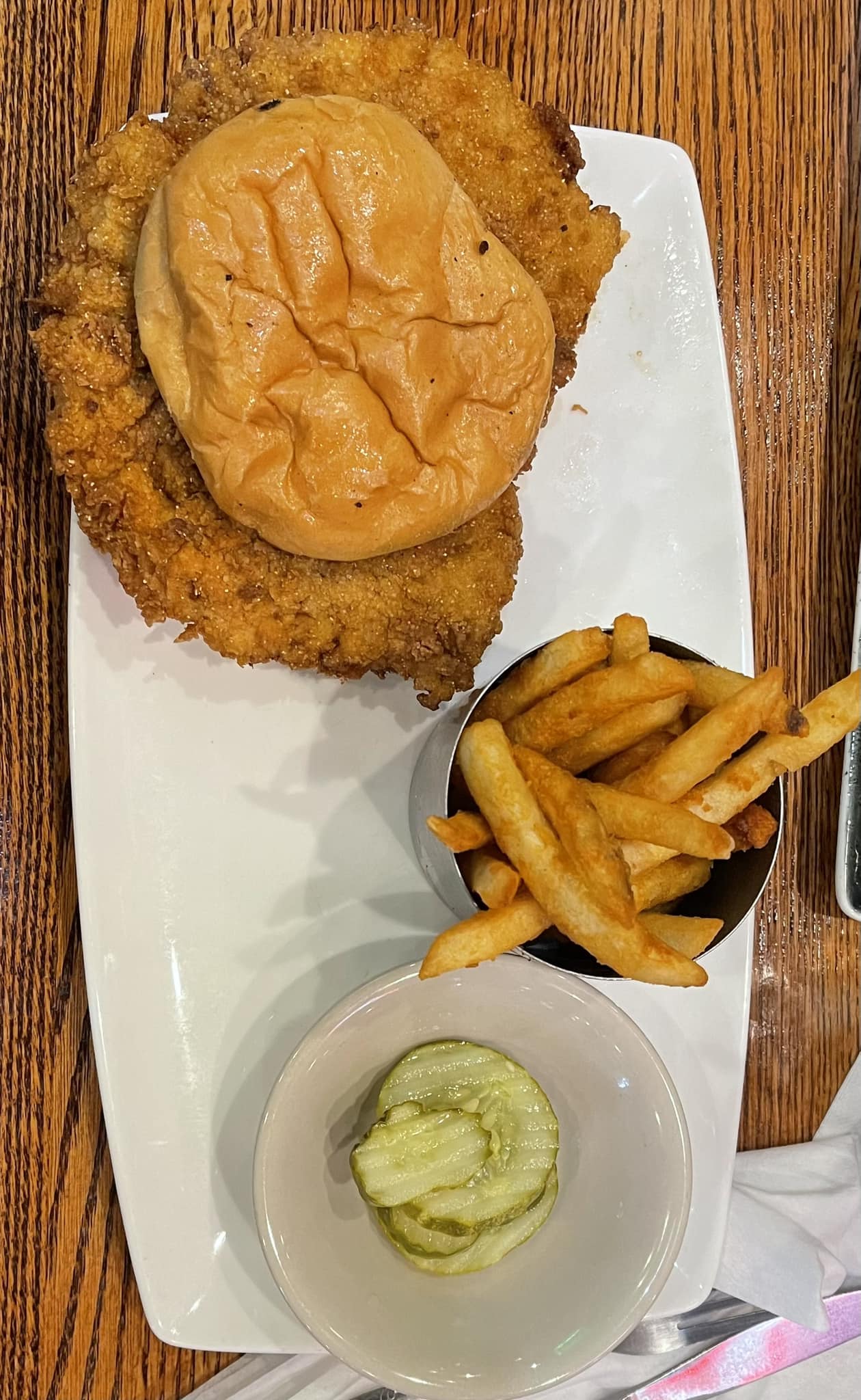 I don't need a hubcap-sized tenderloin, so the small at Artie's in