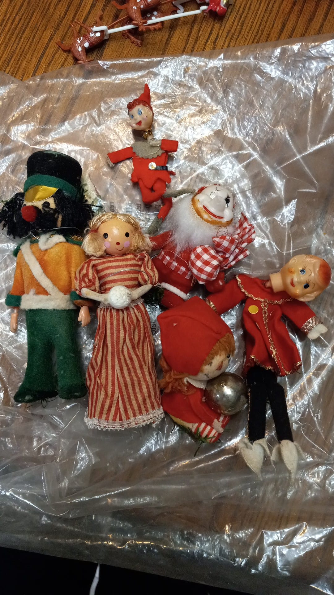 Vintage Japanese ornaments found in secondhand discards