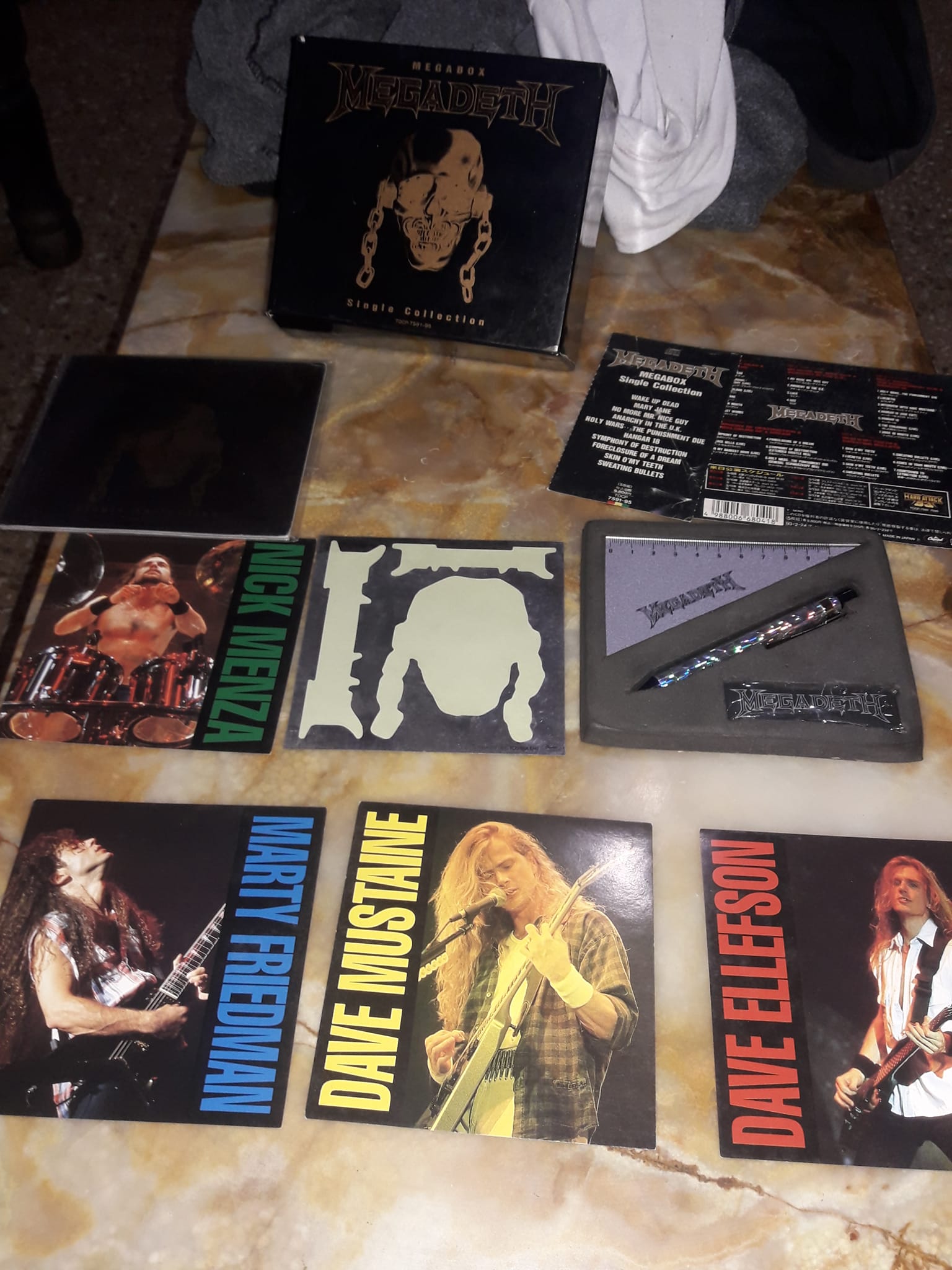 MEGADETH - MegaBox Single Collection (Box Set). Released on