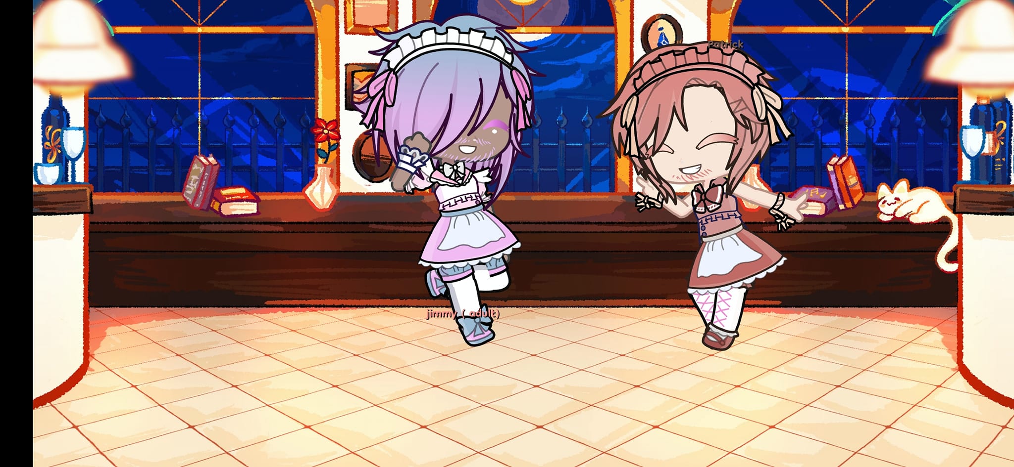 maid dress gacha club Life 2 player joins outfit trend Color:Celeste White Ruffle Maxi Dress 3D Paint Womens fashion Grab your outfit pack
