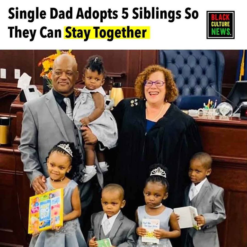 Lamont Thomas, a single father from Buffalo, New York, adopted