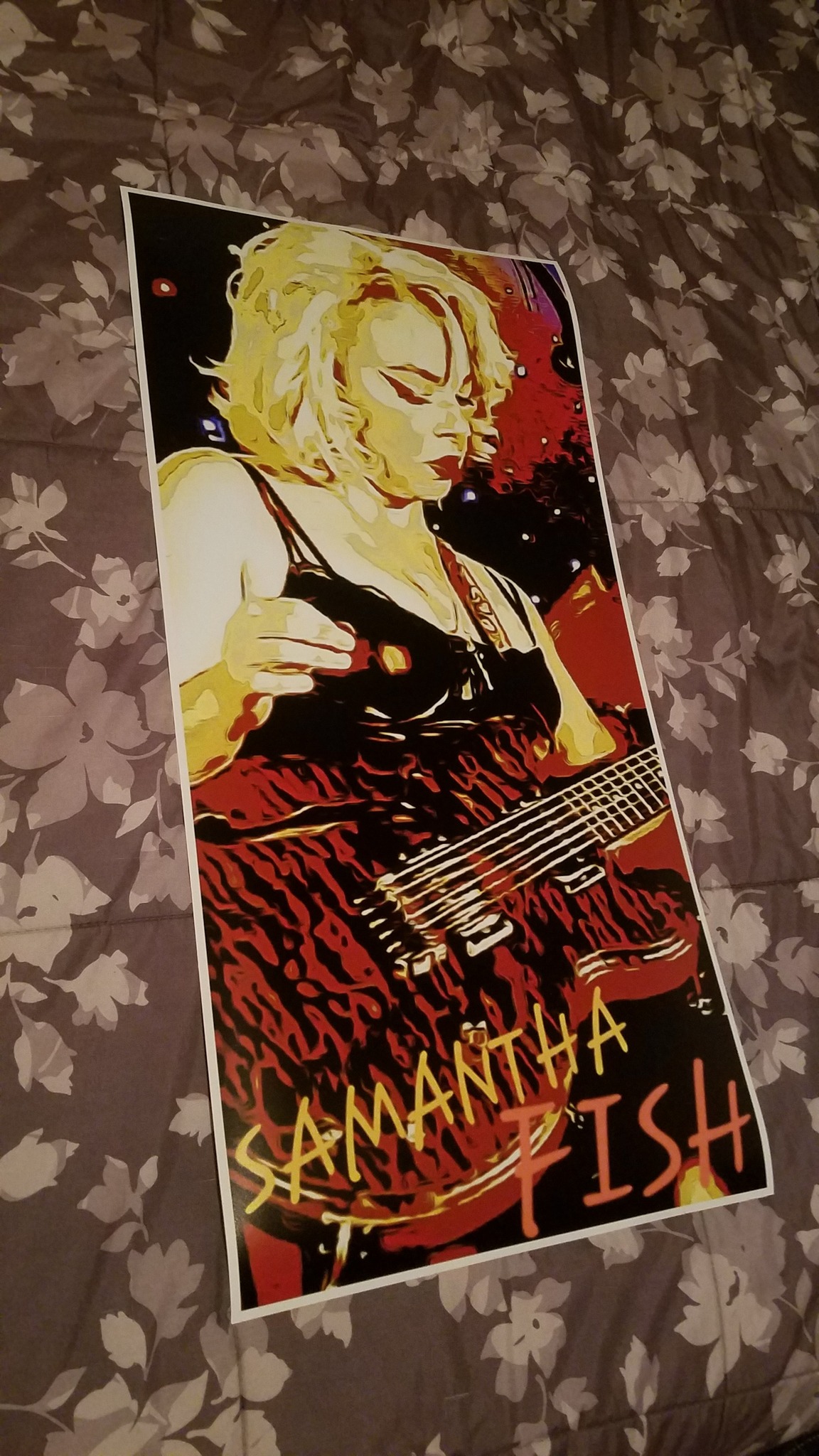 Samantha Fox fan collects rare posters
