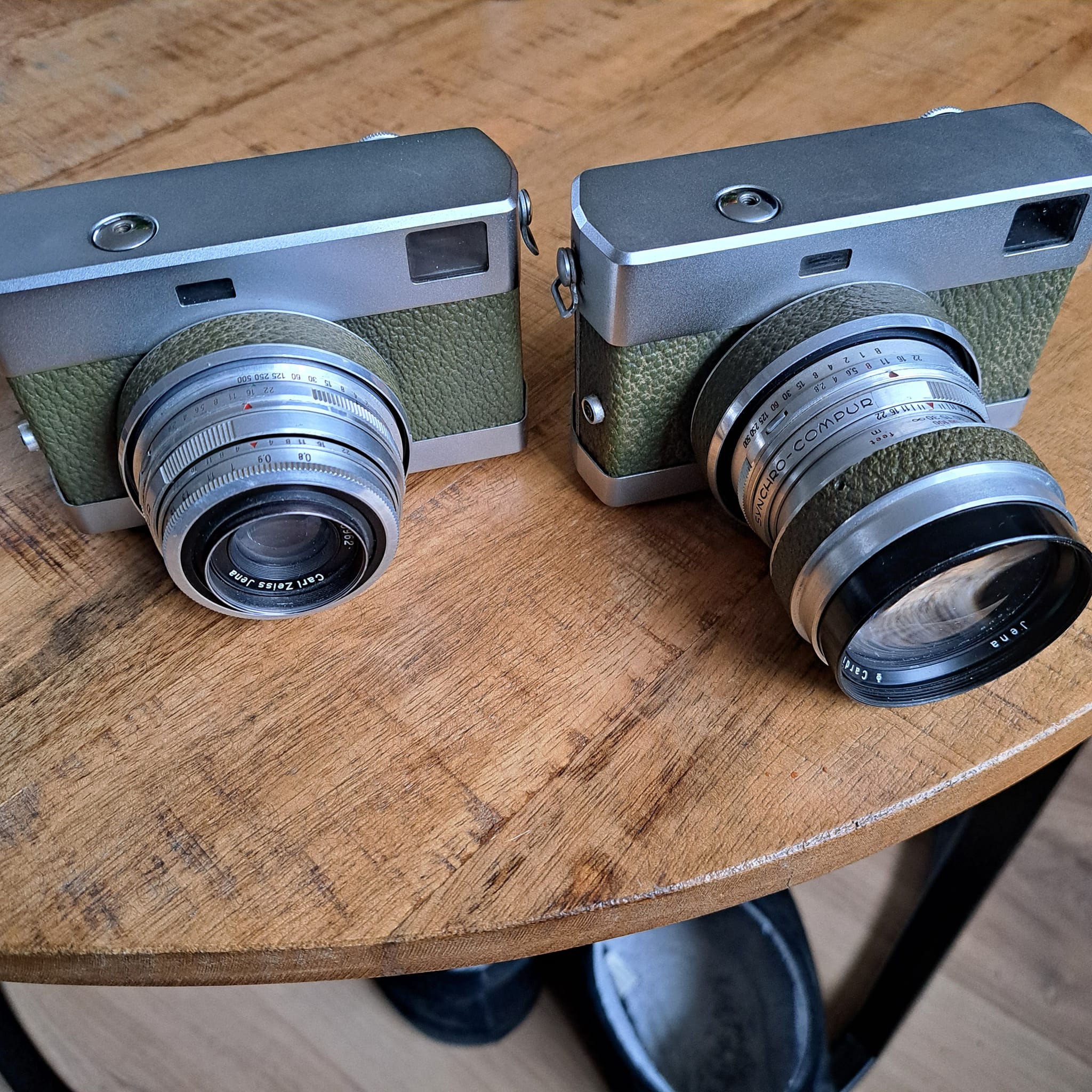 Two camera's my age ( 67) Carl Zeiss Jena Werra.