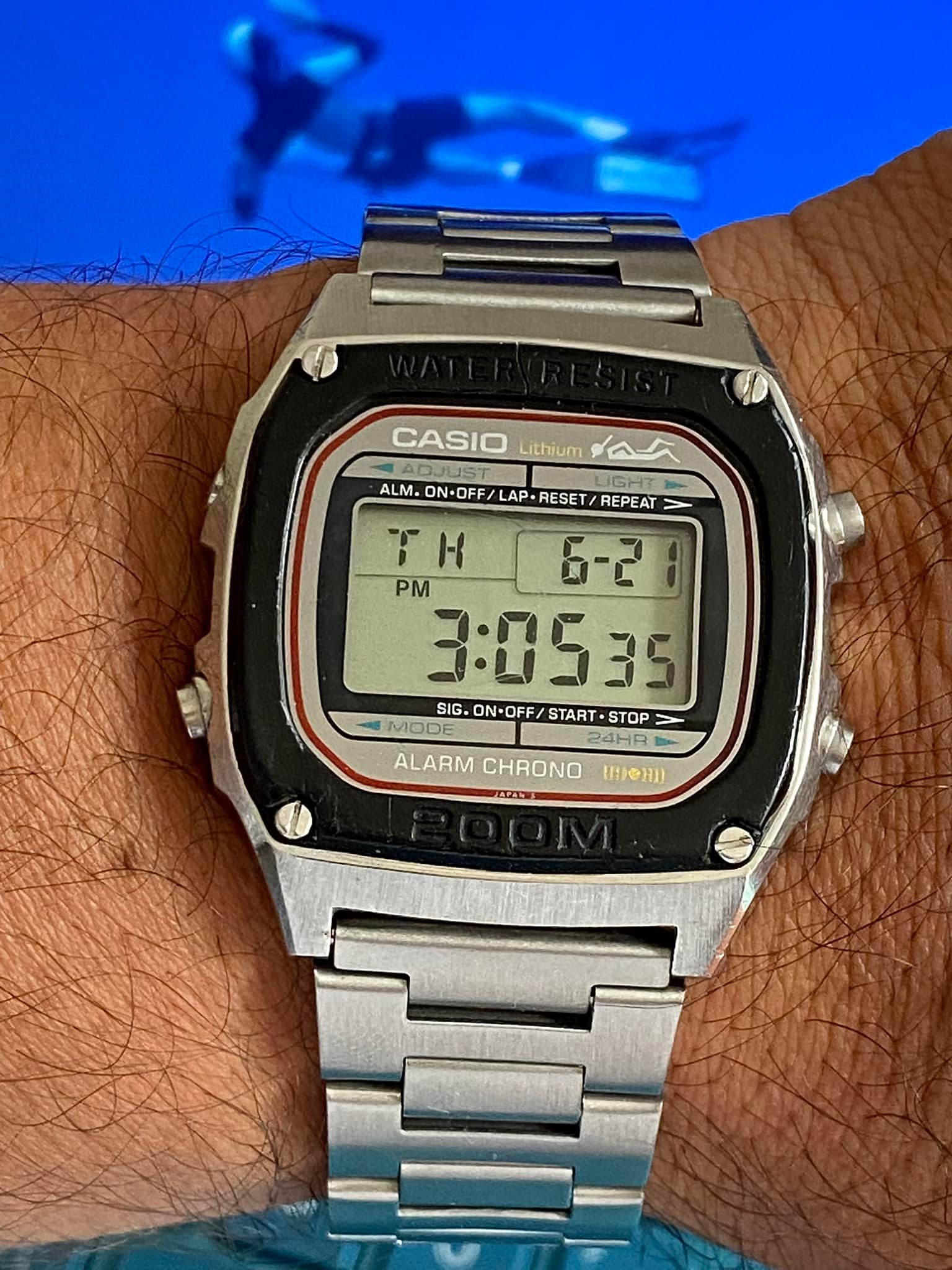 Casio DW-1000: Pre-G-Shock Water Resistant Watch