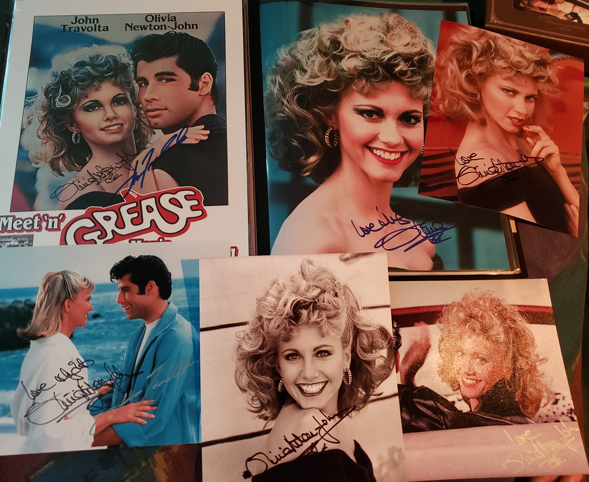 Olivia Newton-John autograph collection