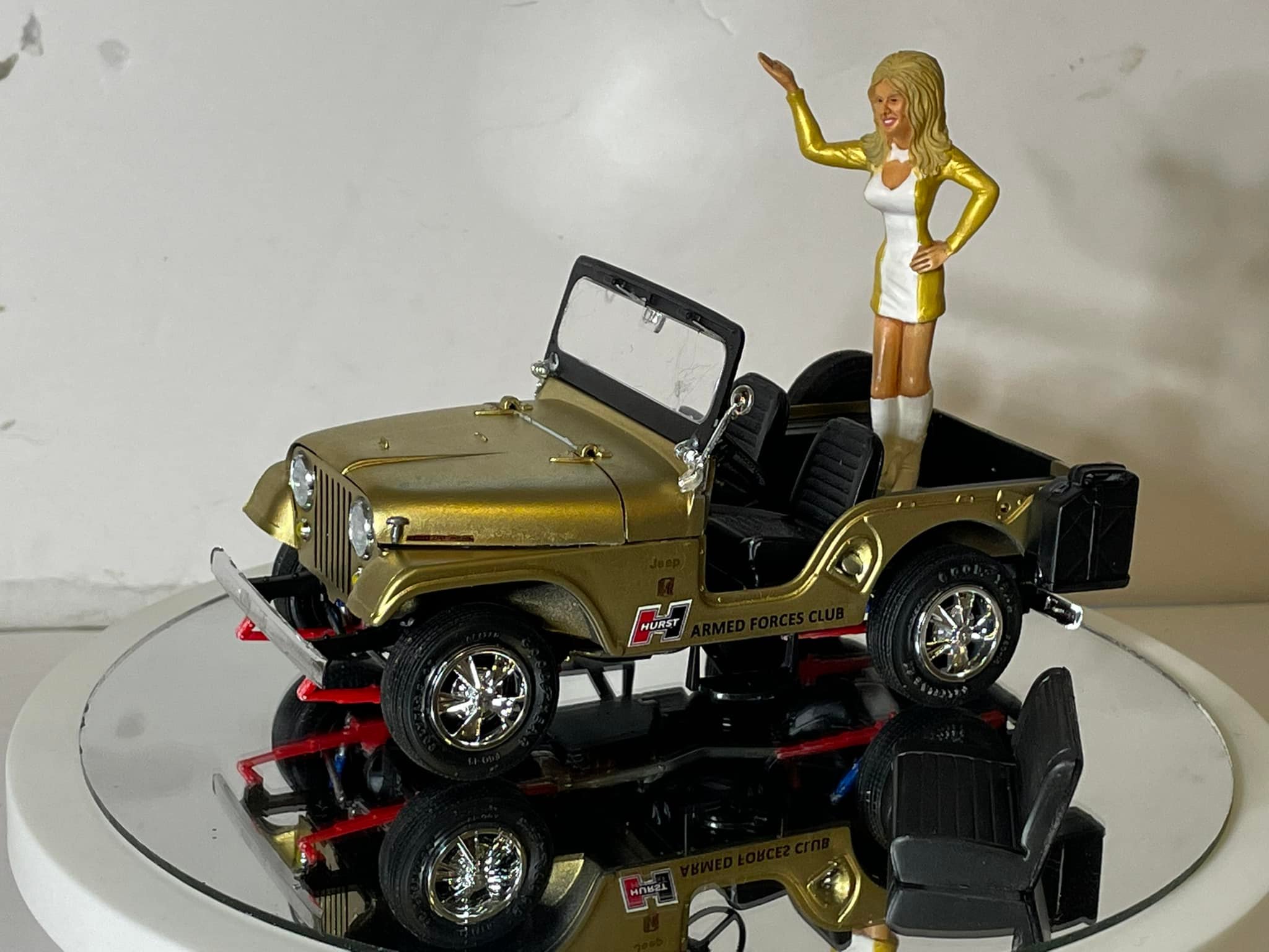 1/6 custom GI Joe jeep as WWII General Eisenhower's Husky