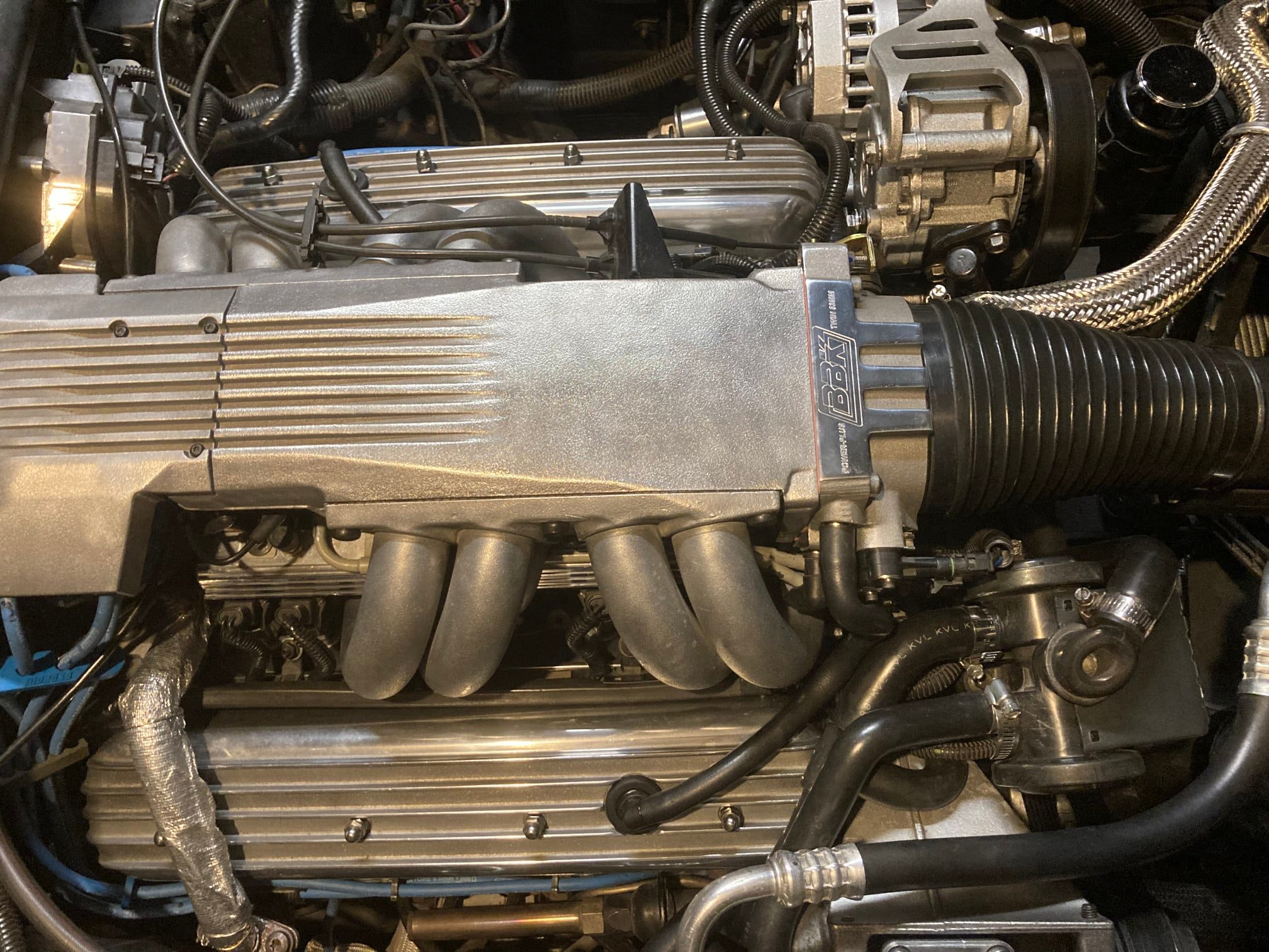 After about 15 standing-start launches, the LT4 V-8 started