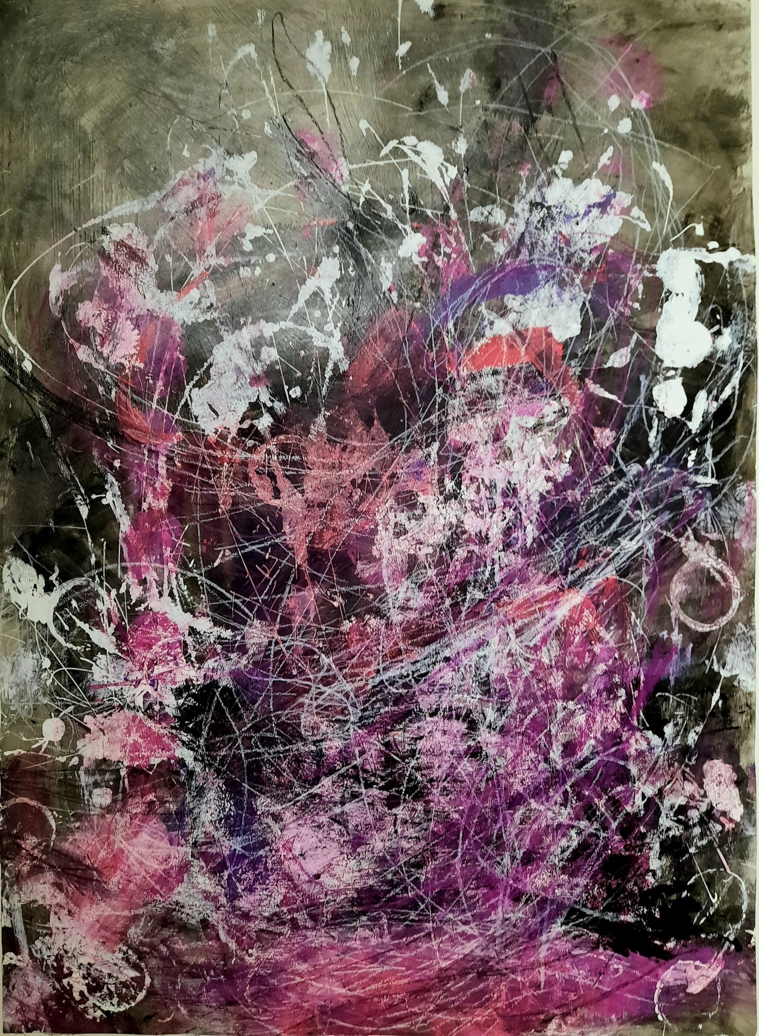 artist) hiro C (tittle) fall in love(愛に堕ちる) (size) 242×334mm