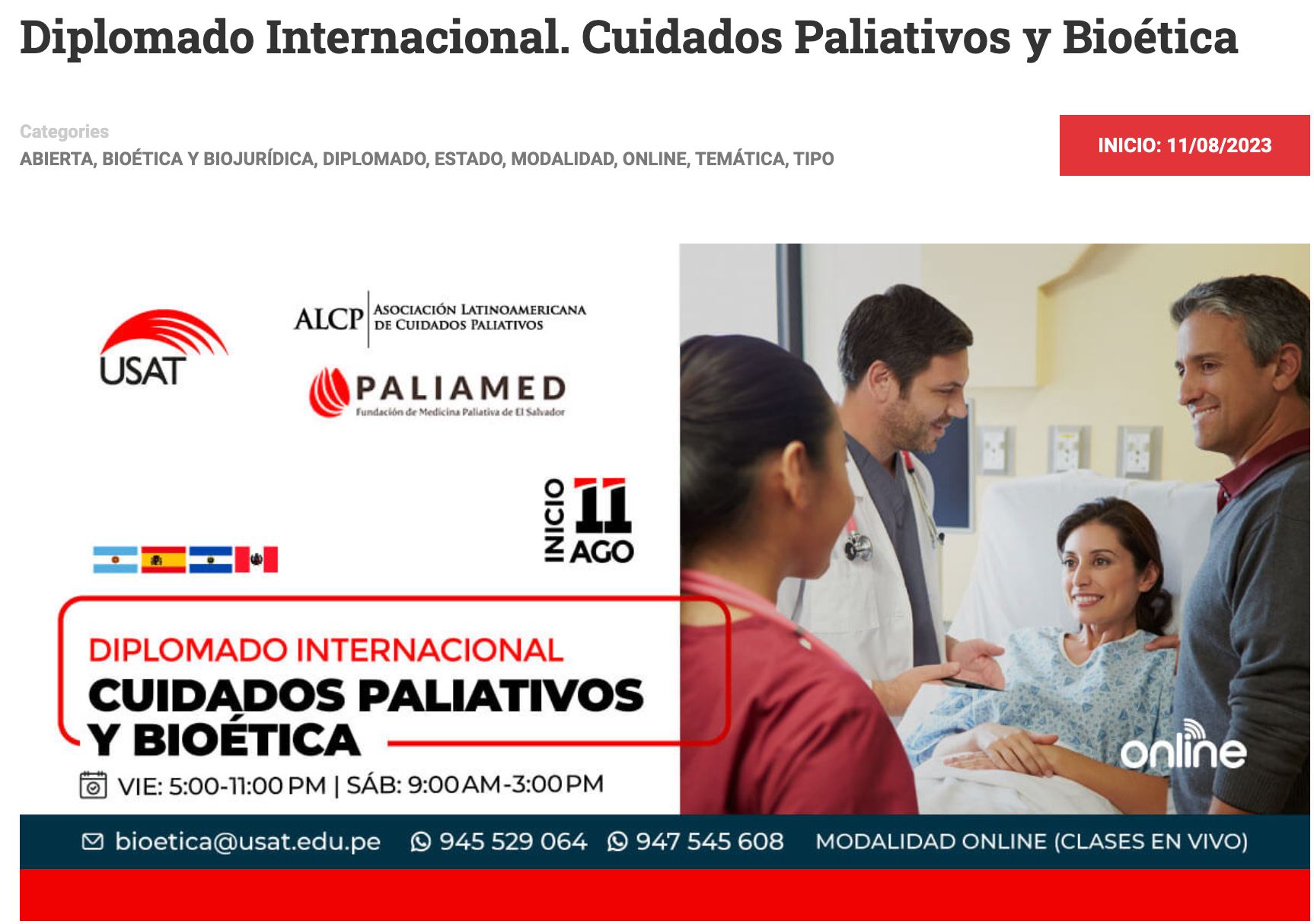 ALCP - 📅El próximo 11 de agosto inicia el diplomado... | Facebook