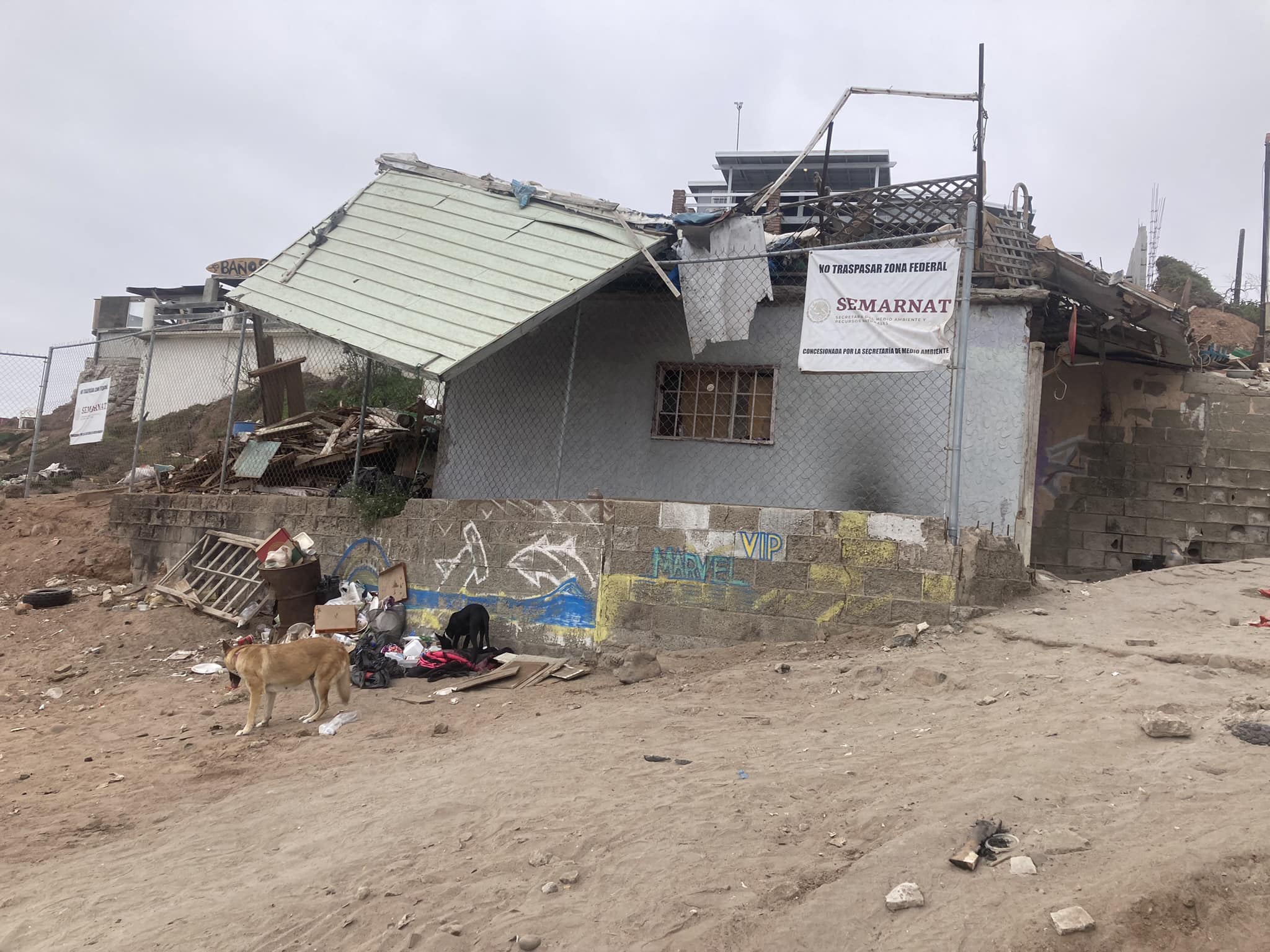 Retired couple's ocean view in Tijuana, Mexico, tainted by daily