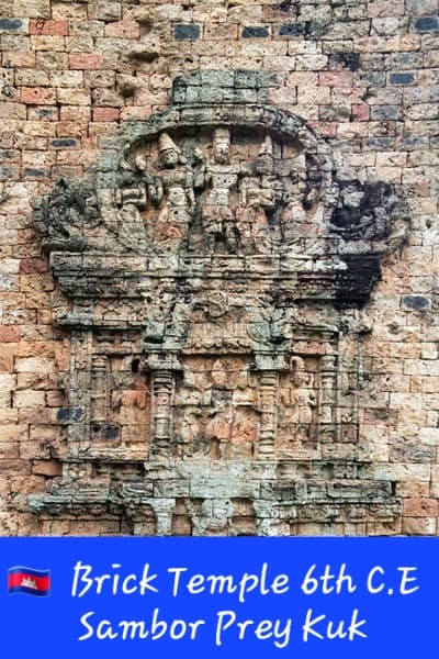 Cambodia's Sambor Prey Kuk temple built with bricks since 6th century
