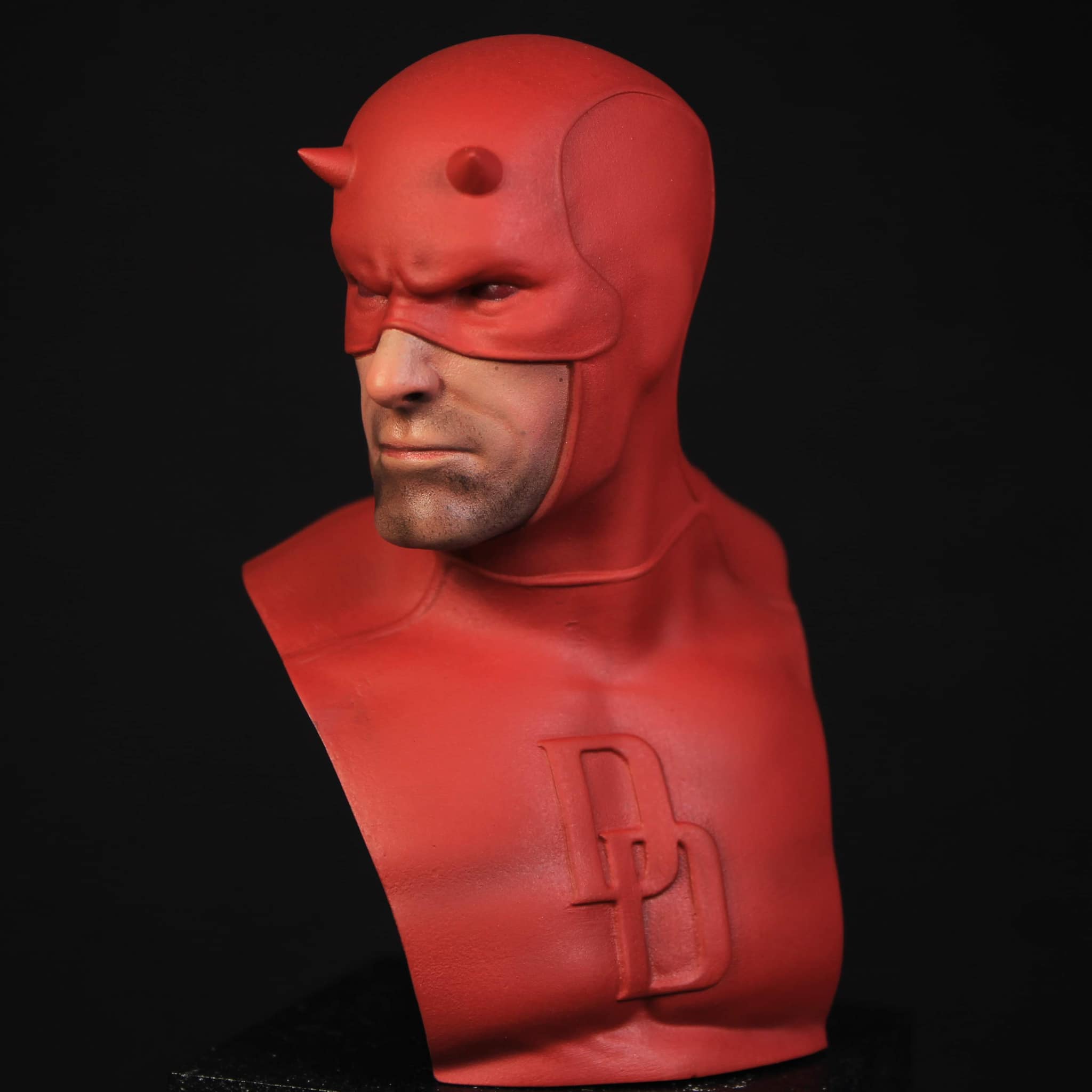 Daredevil 3D printed bust approximately 4