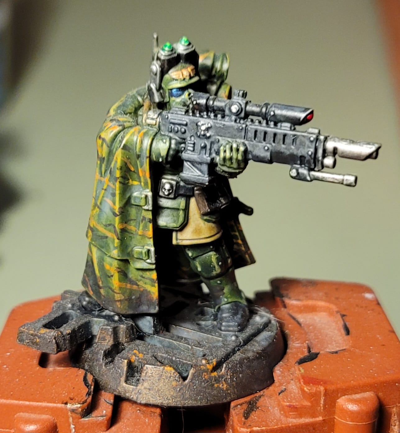 One of my Shadowvaults Kasrkin Kill Team. Used the Void War bases