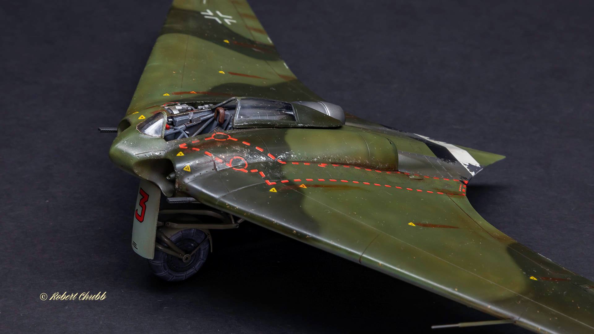 Dragon 1/48 Ho229A-1 Horten Flying Wing build