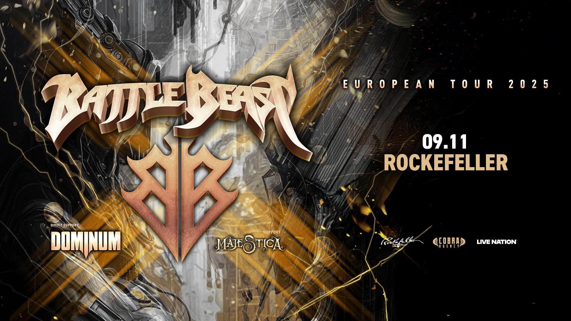 Battle Beast – FÅ BILLETTER / Rockefeller / Pres. av Live Nation