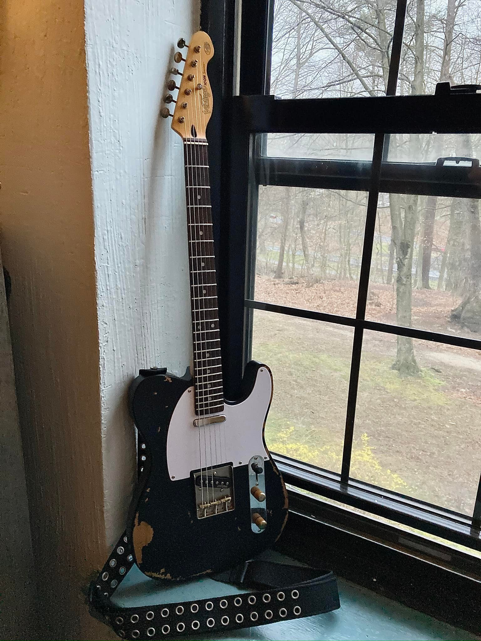 Modified Vintage Icon V59 Telecaster with custom pickups and