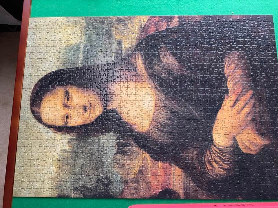 Just completed, 1000 piece Clementoni puzzle 