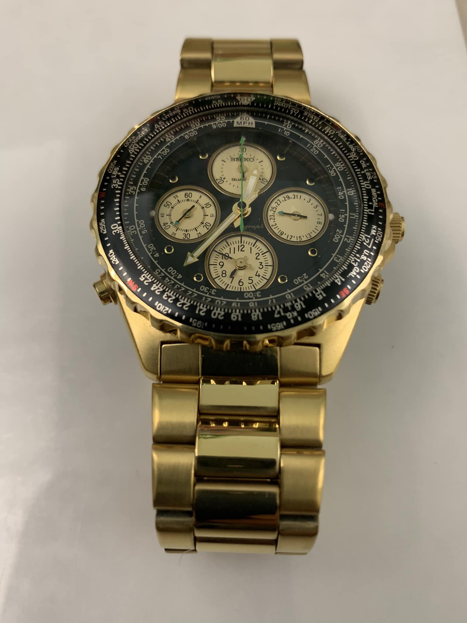 Seiko flightmaster sna413 pilot watch